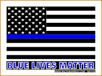 US Flag - Blue Lives Matter